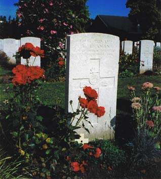 Grave of Private Rickman shot for desertion