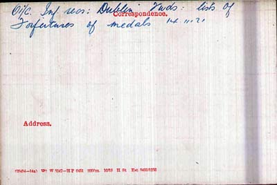 back of rickmans medal card